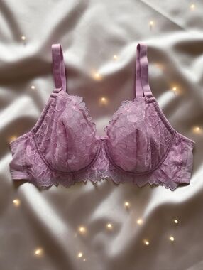 42D Playful Promises Lila Lilac Plunge Bra